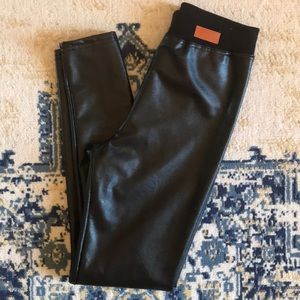 High Waist vegan leather leggings